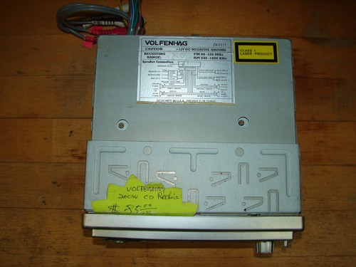 VINTAGE VOLFENHAG PIONEER ZX-7111 200W Car Stereo CD PLAYER Radio Am/Fm NOS RARE - Picture 2 of 5