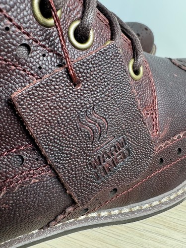 Clarks Originals Herren Montacute Lord chestnut warmgefüttert LEDER GRÖßE UK 8 EU 42 - Bild 3 von 9