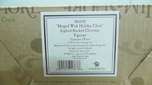 Enesco Jim Shore Heartwood Creek Holiday Cheer Stack 4060310 Boxed - Picture 9 of 10