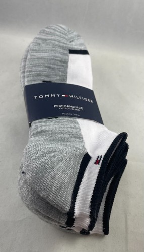 TOMMY HILFIGER Women's Cushion Low Cut Socks 4 Pairs Size 7-9 Grey, white, black - 第 2/5 張圖片