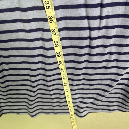 Soft Surroundings Maxi Dress Extra Large Tiered Sleeveless Blue Pima Cotton - Picture 8 of 13