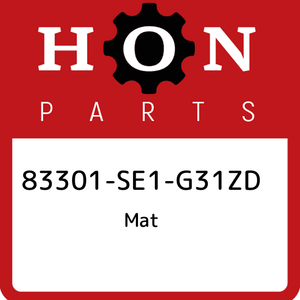 83301-SE1-G31ZD-Honda-Mat-83301SE1G31ZD-New-Genuine-OEM-Part