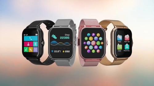 Smart Watch Fitness Tracker Waterproof Bluetooth Heart Rate Blood Pressure iOS - Video 1 of 1
