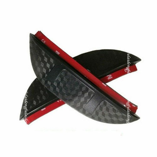 For Ford Escape Kuga 2013-19 Carbon fiber ABS Rear View Mirror Rain Eyebrow Trim - Picture 3 of 5