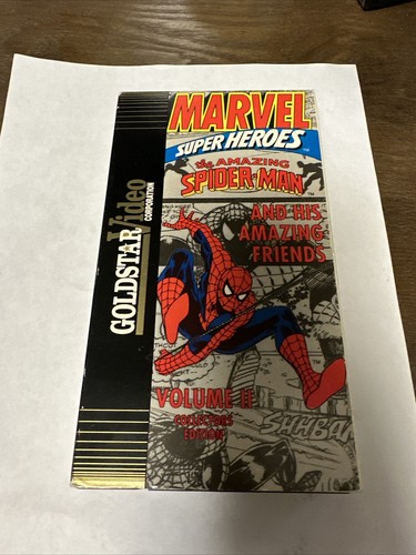 The Amazing Spider-Man VHS 1991 Marvel Super Heroes Volume II 2 Goldstar Video - Picture 2 of 10