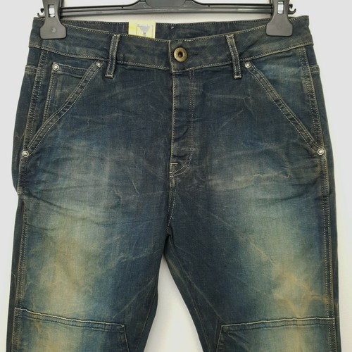 Pantalones de mezclilla para mujer G-Star W26 L32 recortados tiro alto elásticos feroes nuevos genuinos - Imagen 3 de 12