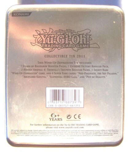 Yugioh - Collector Tin 2011 - Aufzieh Zenmeister - Leer - Gebraucht - Selten - Bild 2 von 4