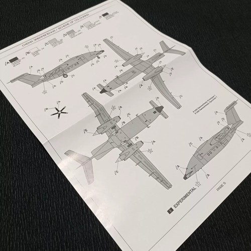 Modelo de avión Piaggio P1 HH HammerHead UAV (2º prototipo volador) 1:72 AA7210 - Imagen 11 de 15