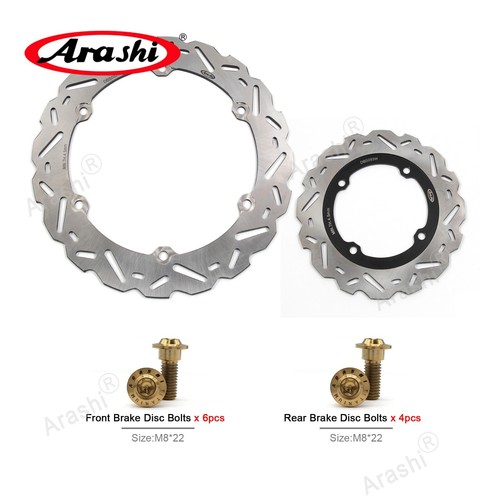 Fit for HONDA CBR500R CB500F 2013-2021 2020 Front Rear Brake Disc Rotor and Bolt - Picture 10 of 11