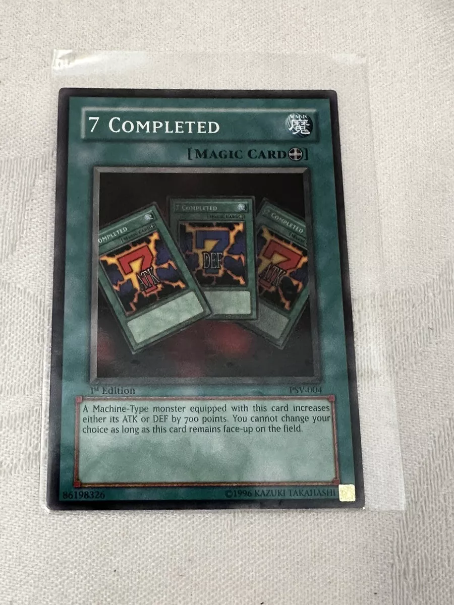 YuGiOh! 7 Completed 1st Edition Magic Card 1996 - PSV - 004