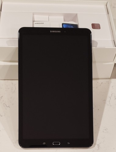 SAMSUNG Galaxy Tab A SM-T580NZKMXAR 10.1" 16GB Wi-Fi Tablet 32GB SD Card Black - Picture 1 of 14
