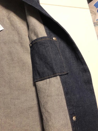 Maison Margiela Paris men's jeans jacket elegant sport coat size 46 New - Picture 5 of 12