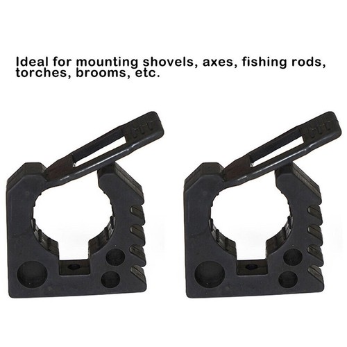 Car Rubber Clamps 25-45mm – Shovel Axe Holder – 2/4 PCS - Picture 3 of 14