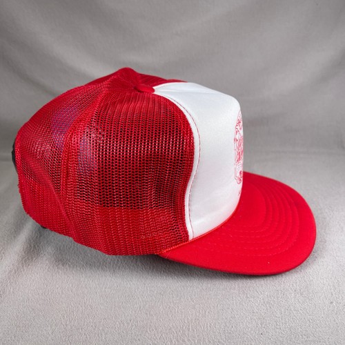 Sombrero Sedgwick Festival de Otoño Para Hombres Talla Única Rojo Trucker Cap Birdie Kansas De Colección - Imagen 4 de 10