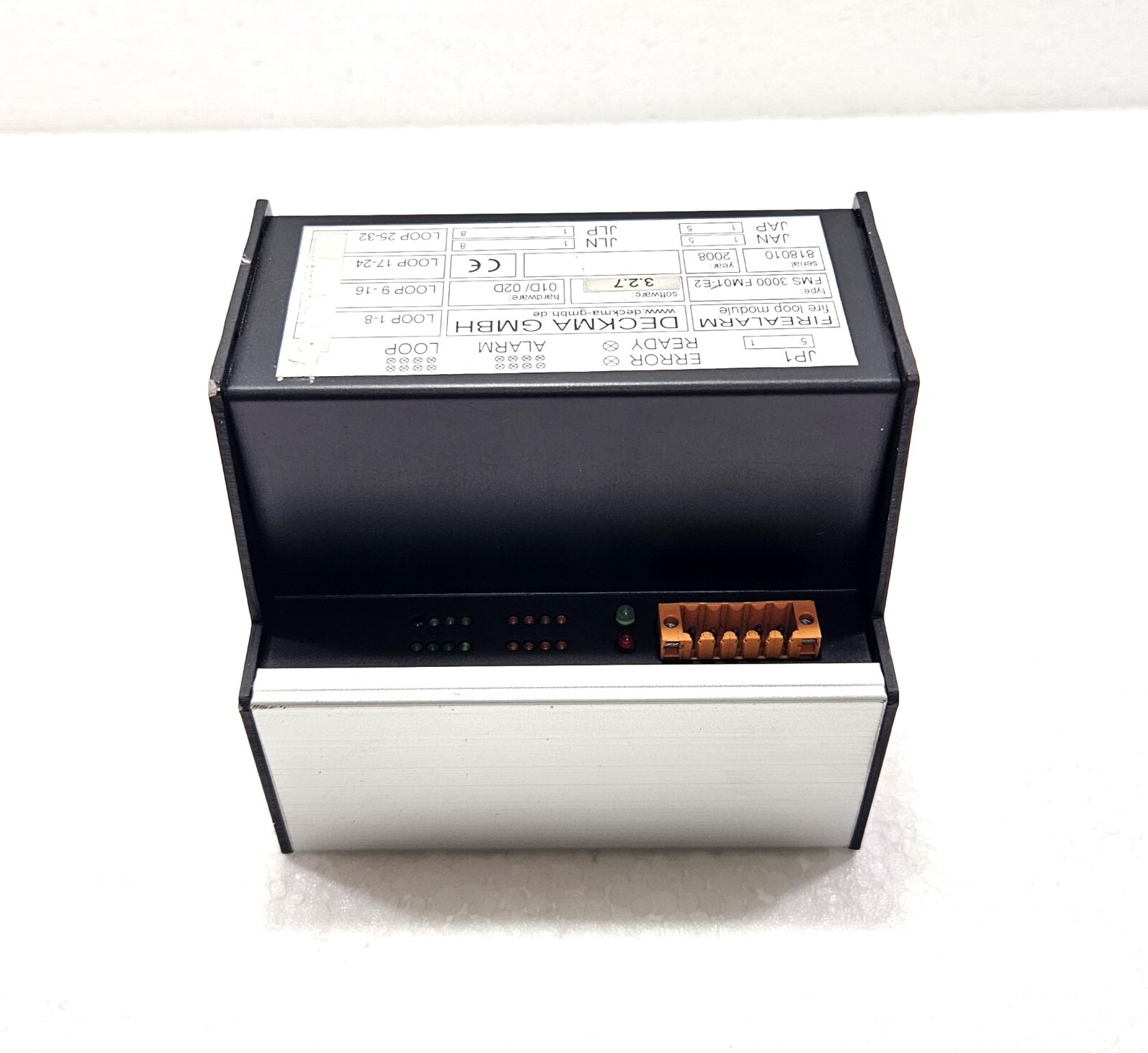 DECKMA GMBH FMS 3000 FIRE LOOP MODULE FMS 3000 FM01-E2
