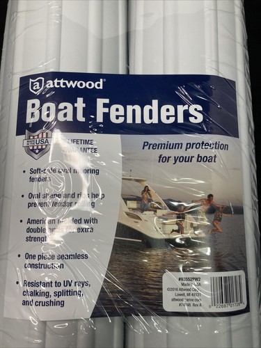Attwood 5 Inch Boat Fenders 2 Pack - Picture 2 of 10