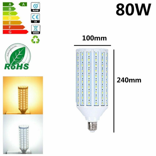 E27 LED Light Bulbs 5W 10W 15W 20W 25W 30W 40W 60W 80W SMD2835 Corn Lamps NEW - Picture 20 of 20