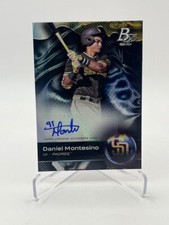 2023 BOWMAN PLATINUM DANIEL MONTESINO RC AUTO #TOP-16 PADRES AUTOGRAPH
