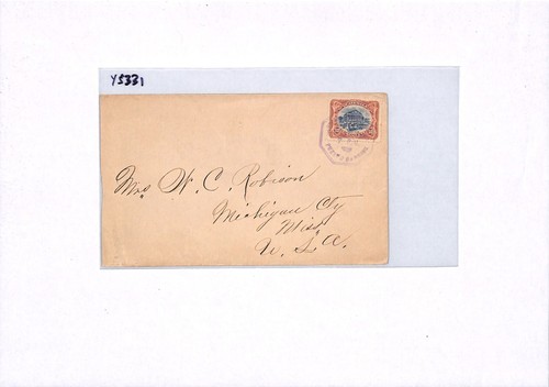 GUATEMALA Cover *Puerto Barrios* Octagonal 1905 Michigan USA {samwells}YS331 - Picture 9 of 12