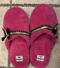 Women  s Smiley Slippers Size Large