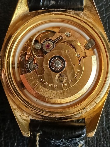 TISSOT VINTAGE USED GOLDPLATED WOMAN'S WRIST AUTOMATIC WATCH LOT # 1 - Picture 3 of 6