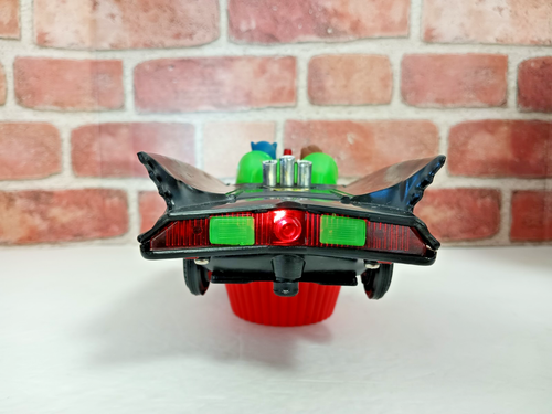 VHTF 1978 DC COMICS AZRAK HAMWAY BATT OP BATMOBILE --WORKS -- RARE BLACK -- NICE - Picture 15 of 17