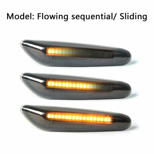 BMW 1 3 5 Series E90 E92 E46 E60 X1 X5 X3 Dynamic LED Repeater Side Indicators - Picture 2 of 5