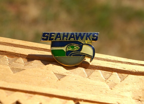 Seattle Seahawks Football WA 1 1/4" Metall & Emaille Anstecknadel Pinback - Bild 2 von 5
