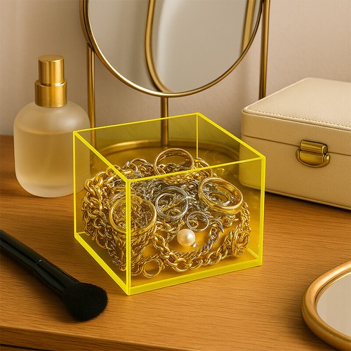 Cubo de acrílico colorido caja de exhibición figura decorativa soporte de exhibición accesorios para fotos - Imagen 10 de 26