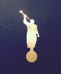 the angel moroni 10 gold decals lds car phone bible book of