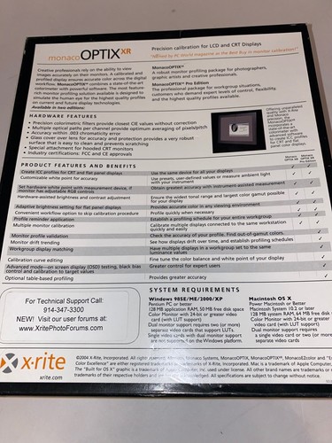Monaco Optix XR LCD Display Drucker Kalibriergerät & Tools X-Rite - Bild 4 von 8