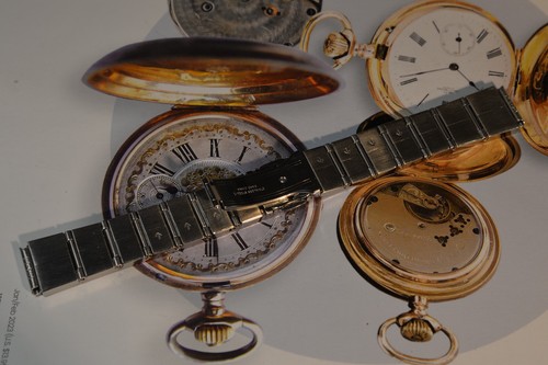 Bonita correa de reloj para hombre de acero inoxidable de 18 mm con cable de Pulsar - Imagen 4 de 11