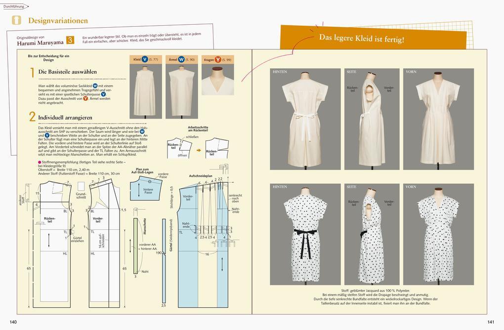 Thumbnail - Kleid-grundschnittvariationen | Harumi Maruyama | 2023 | Deutsch