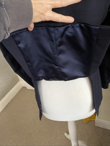 Derbyhouse Navy Traditional Wool Cutaway Show Jacket 34-runs Small (32-6/8) Vgc - Picture 9 of 20