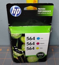 3pk Genuine HP 564 Color Ink DeskJet 3520 3521 3526 B8550 D5460 (Exp: Jun 2013)