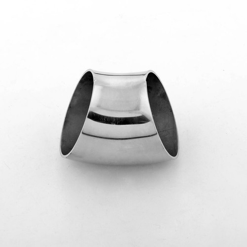 2" 52MM OD 45 Degree Exhaust Elbow Mandrel Bent Pipe Stainless Steel 1.4mm Thick - Picture 4 of 6