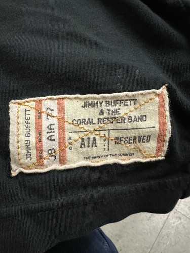Jimmy Buffett Coconut Telegraph A1A Black Tee Size XL Unique Find - Picture 7 of 9