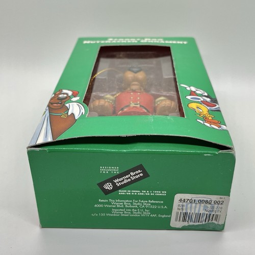 Scooby Doo Cascanueces Adorno de Navidad Warner Bros Studio Store con Caja 1998 - Imagen 10 de 11