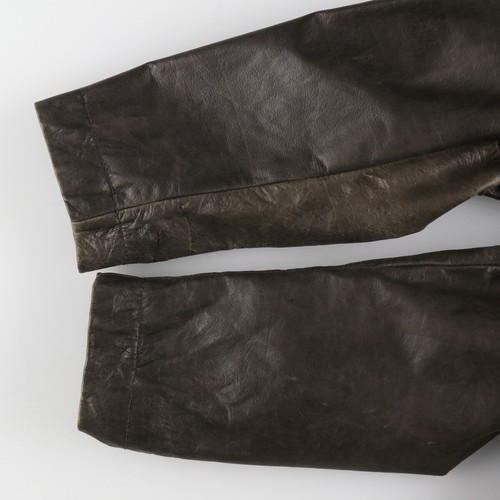 Used MERONA leather blouson type men's size L - Picture 10 of 19