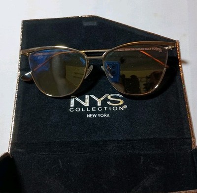 NYS Elite Sunglasses - Rose Gold Colored - Excellent Condition - With Case