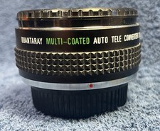 Quantaray Auto 2X Tele Converter for Autofocus Pentax K Mount Lenses MINT w/case