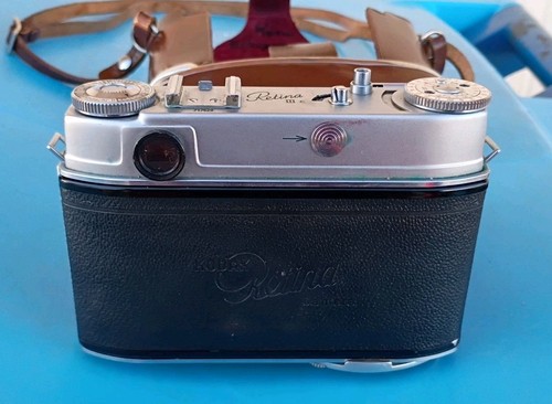 Vtg KODAK Retina III c Germany made 35mm Camera W/ Case TESTED Near MINT - Picture 5 of 11