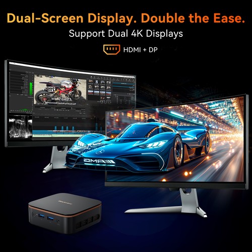Blackview MP20 Mini PC Intel Twin Lake N150 8GB 256GB SSD Windows 11 Pro WIFI 6 - Zdjęcie 8 z 12