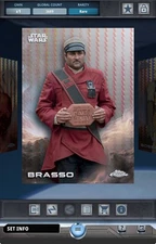 Topps Star Wars Card Trader 2025 Topps Chrome Star Wars Prism - Brasso