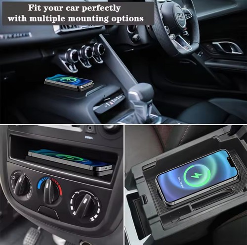 Caricabatterie Wireless per auto Tappetino In Silicone Ricarica Rapida - Imagen 7 de 7