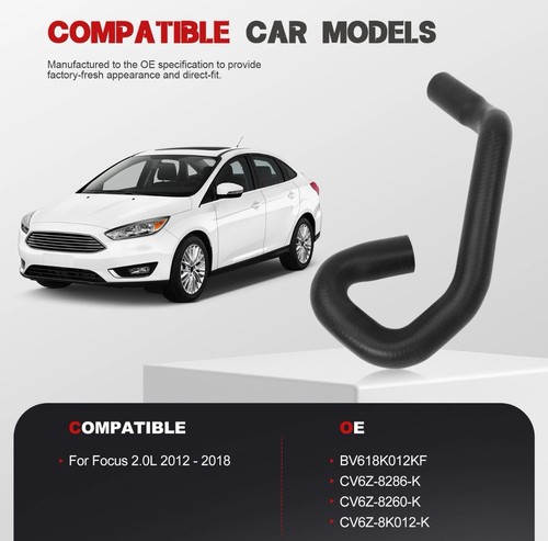 Tubo de manguera de refrigerante de radiador + línea de depósito de radiador para Focus 2012-2018 2,0 L L L20 - Imagen 3 de 6