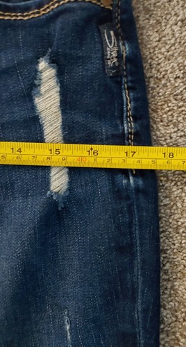 Silver Jeans Womens 28x27 Kenni Boyfriend Dark Wash Blue Denim Stretch Stitched - Picture 20 of 24