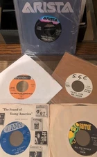 Mixed LOT OF 5 FIVE 45 rpm Vinyl Record 7" Sinatra Neil Sadaka promo THEM +MORE