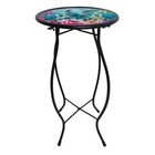Briarwood Lane Springtime Hummingbirds Cast Iron/Glass Plant Stand