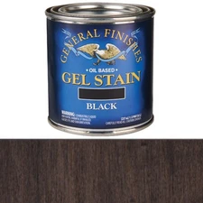 General Finishes Gel Stain Black 1/2 Pint